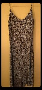 Banana republic black and white dress